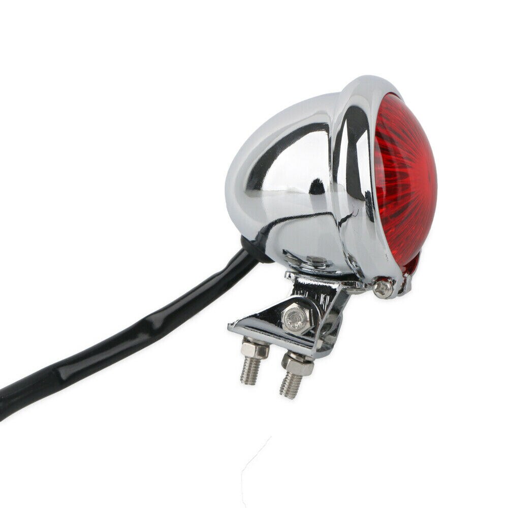 Motorfiets Led Achterlicht Brake Achterlicht Stop Light Lamp Voor Harley Bobber Verstelbare Beugel
