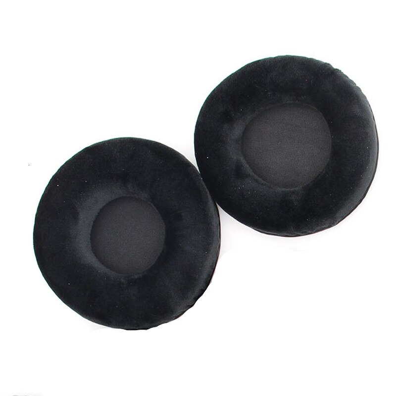 1 Pair 50mm-110mm Universal Ear Pads For All Earphone Set flannel EarPads Comfortable accessories Black ew#