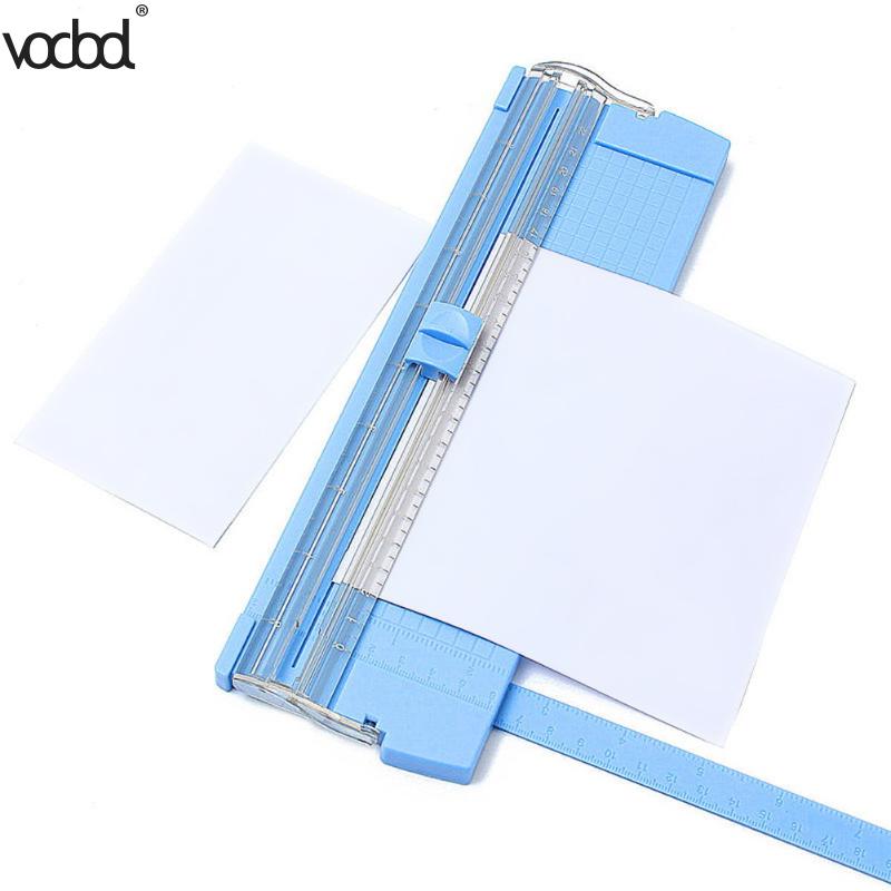 A4/A5 Paper Photo Trimmers Die Cutting Machine Punch with Pull-out Ruler for Photo Labels Paper Cutting Tool 3 Colors