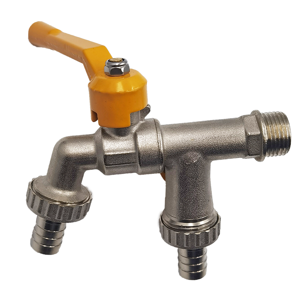 Gartenschlauch Wasserhahn Adapter 1/2'' IBC Wassertank Anschluss 2-Wege 1-Wege Bewässerung Durcheinander Wasserhahn gemeinsam Ersatz passend zu Kugelhahn