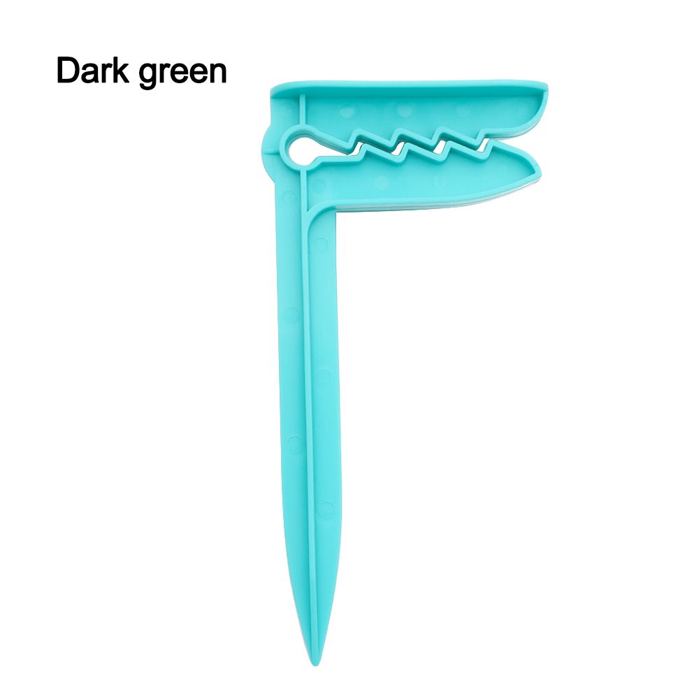 4Pcs Plastic Handdoek Klem Decoratieve Wasknijpers Strandlaken Clip Camping Mat Clip Handdoek Klem Wasknijpers Huishoudelijk Gereedschap: dark green