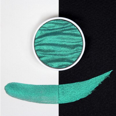 Finetec-pigmento de acuarela sólido nacarado, Coliro, metalizado, recarga de una sola pieza, pintura DIY, acuarela decorativa: M024