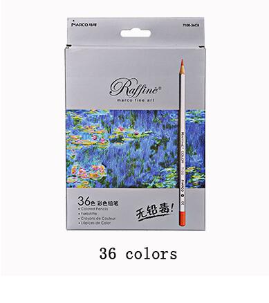 72 Kleuren Olie Kleur Potlood Raffine Fine Art Lapis De Cor Professionele Pastille Gekleurde Schetsen Tekening Potloden: 36 colors set2