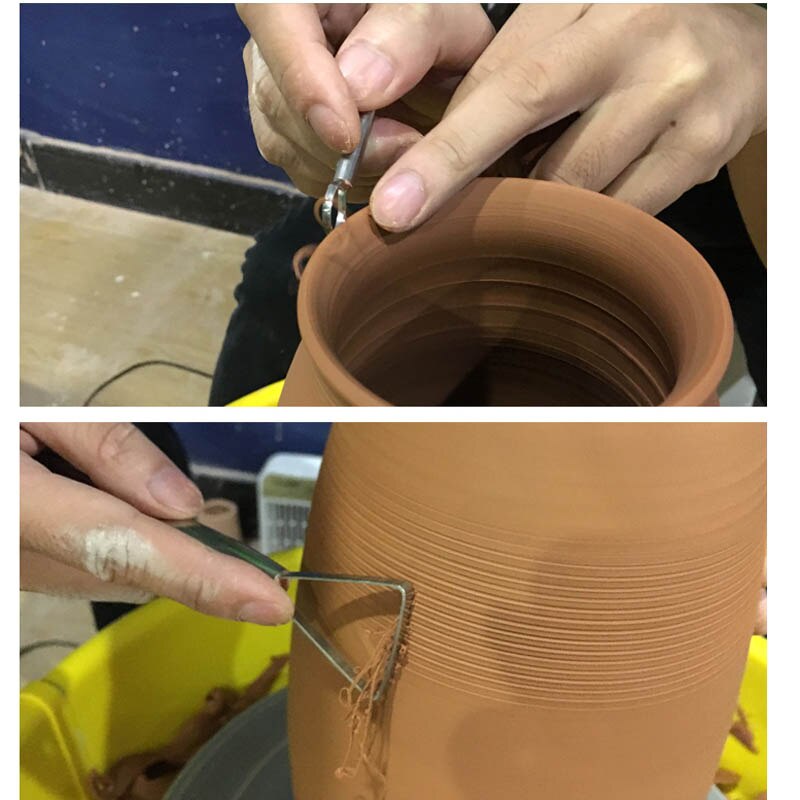 Sculpting Aardewerk Gereedschap Ambachten Rvs Potter 'S Sculptuur Keramische Klei Polymeer Schrapen Modelling Tool
