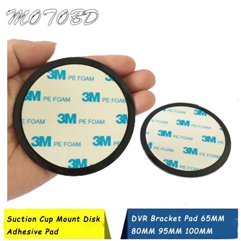 Universal 65MM 80MM 95MM GPS Adhesive Car Dash Dashboard Sticky Sticker Pad Suction Cup Mount Disk Adhesive DVR Bracket Pad