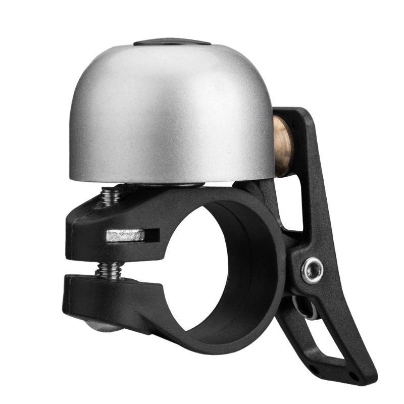 Retro Mountain Bicycle Copper Bell MTB Bike Scooter Handlebar Safety Alarm Horn: Light Grey
