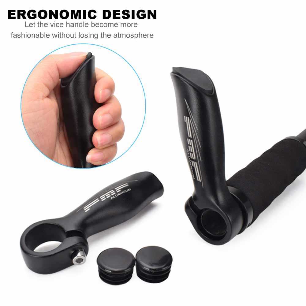 Cornes de guidon de vélo en aluminium, 2 pièces, accessoires de cyclisme pour vtt/BMX