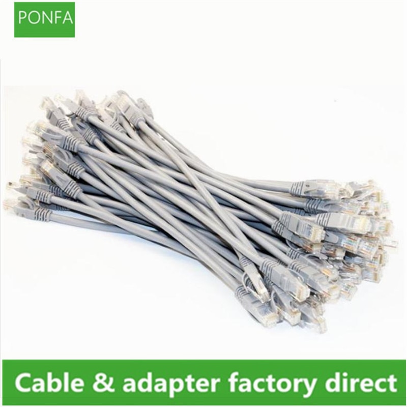 RJ45 CAT5 CAT5e Utp Ethernet Netwerk Kabel Male Naar Ethernet Mannelijke RJ45 Patch Lan Korte Kabel Verlengd Lijn 0.1 M/0.2 M/0.3 M/0.5 M/1 M