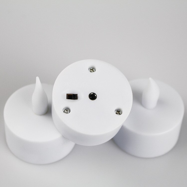 4 velas de carga Luz de con fuente de luz de carga vela Luz De vacaciones Decoración