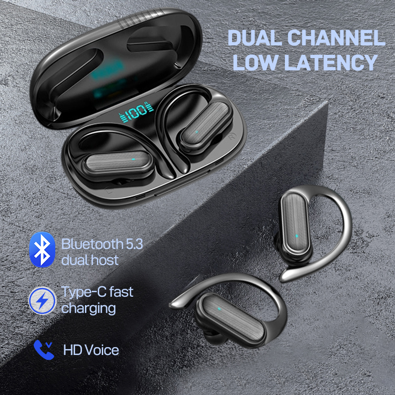 Auricolare Bluetooth wireless Qualità audio HD Auricolare universale stereo Touch Light Prezzo basso senza scatola di imballaggio