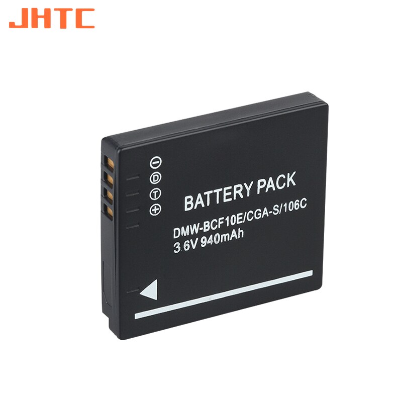 DMW-BCF10E Dmw BCF10E DMWBCF10E Camera Batterij 940Mah Voor Panasonic CGA-S/106C CGA-S/106D CGA-S/106B DE-A59B DE-A60B DMC-F2