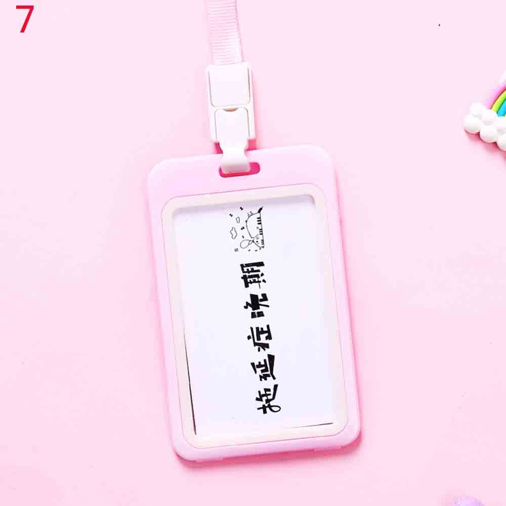 Coming Card Holders With Rope Card Holder Employee Name ID Card Cover Metal Work Certificate Identity Badge Card Accessories: 7