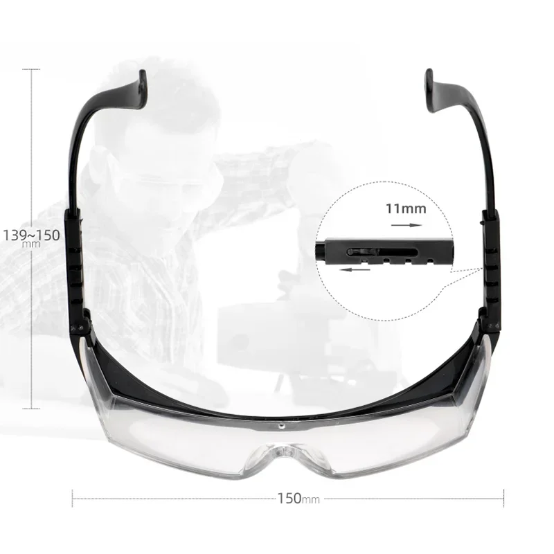 20 pièces lunettes de cyclisme coupe-vent Anti-poussière étanche lunettes de Protection sécurité au travail anti-éclaboussures lunettes de Protection des yeux lunettes
