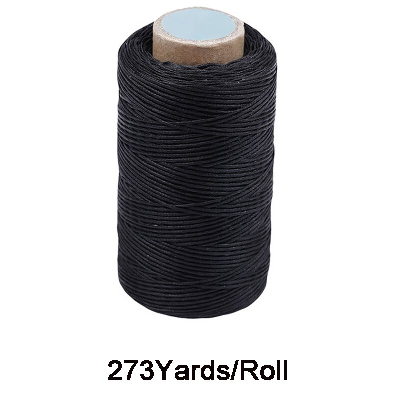 Leather Sewing Awl Thread Kit Manual Sewing Machine Speedy Stitcher Leather Craft Stitching Shoemaker Canvas Repair Tool: 250M Black thread