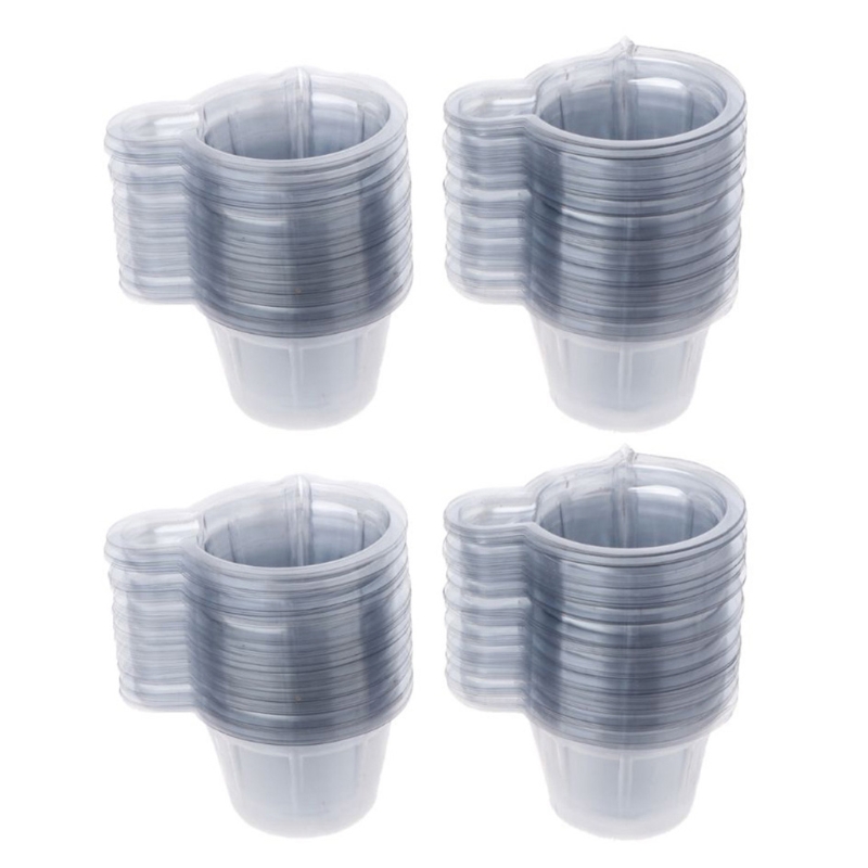 200Pcs 40ML Plastic Disposable Dispensing Cup Epoxy Resin Mixing Cups Resin Dispenser For DIY Epoxy Resin Jewelry Making: Default Title