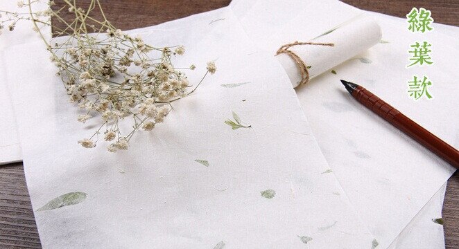 10 pièces/lot 280*170mm Vintage naturel plantes série manuel bricolage multifonction Kraft lettre papier ensemble beau