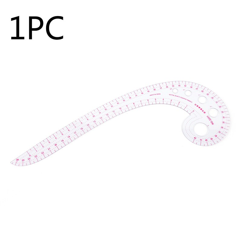 Comma Shape Measuring Tools Template Drawing Painting Craft Tool DIY Plastic Ruler French Curve Rule Gauges Tailor: A