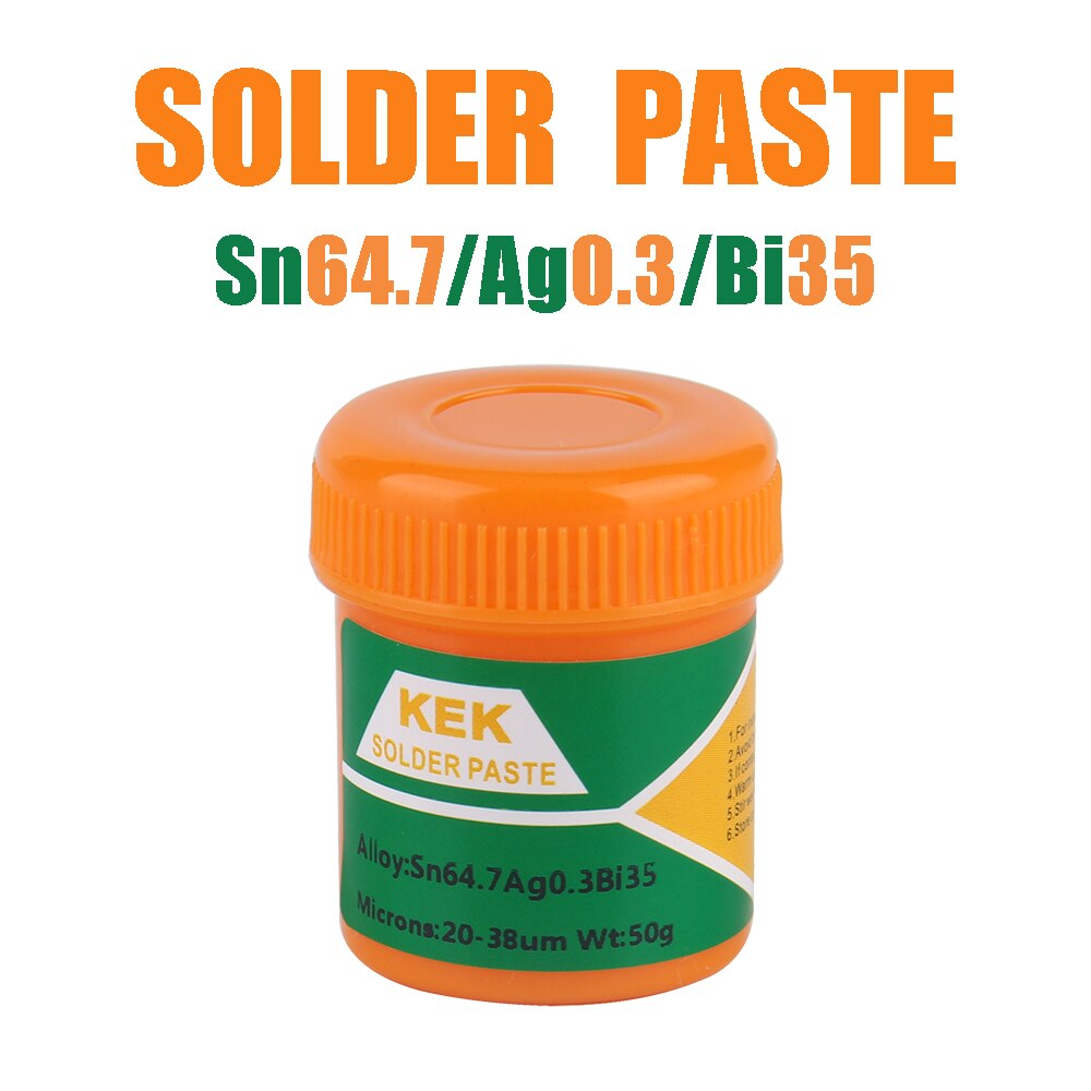 Loddepasta bga reparation tinpasta smd patch vitalizer svejsechip reparation loddepasta: Sn64.7 ag0.3 bi35