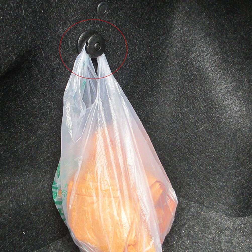 4pcs Universal Car Trunk Hooks Storage Net Hook Cargo Net Hook Multi-Function Car Storage Hook Self Tapping Screw Supplies