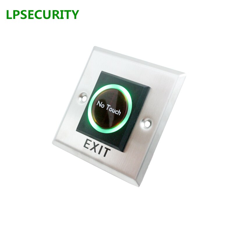 LPSECURITY Infrared No Touch non-contact Door Release Exit Button Sensor Switch with LED Indication For Access Control System: K2