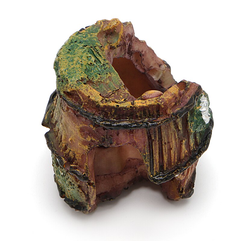 Aquarium, aquarium, hars, ornament, grot, landschapsinrichting, decoratie