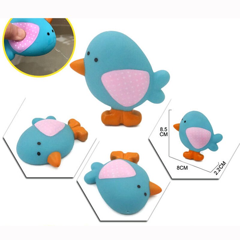 Waternevel Dier Zachte Rubber Speelgoed Bad Speelgoed Badkamer Baby Speelgoed Eend Groene Kikker voor Jongens Meisjes