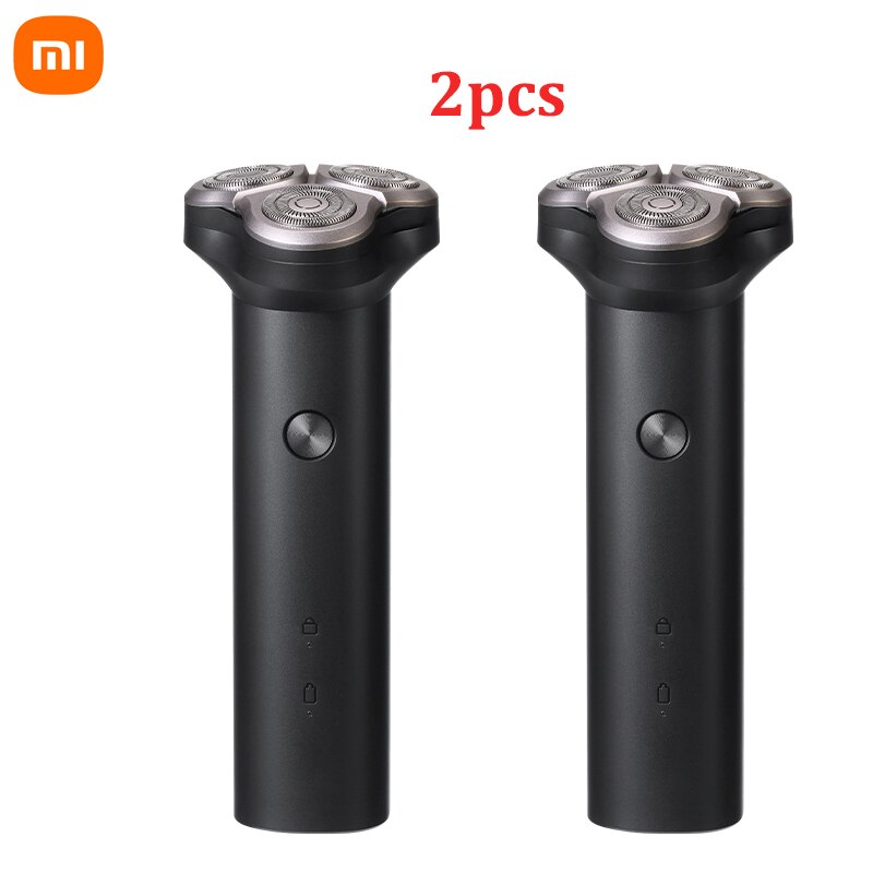 Xiaomi Mijia S300 3D Floating Smart Electric Shaver IPX7 Waterproof Razor Type-C Charging Dual Layer Blade Dry&amp;Wet Beard Shaving: two pics