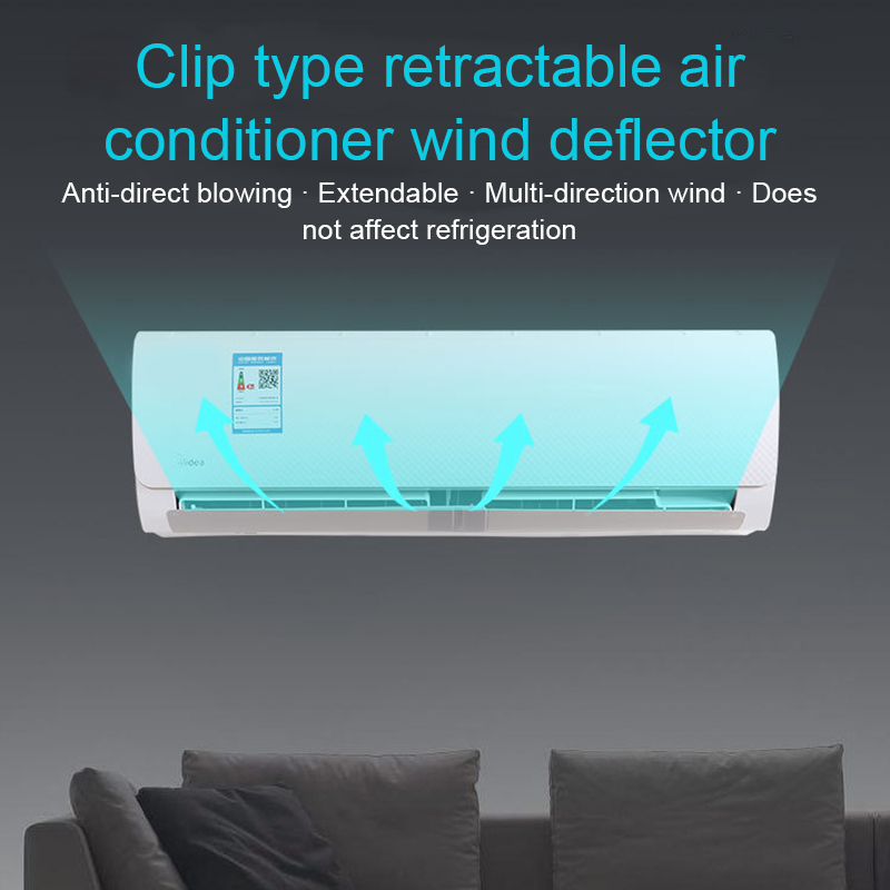 Adjustable Air Conditioner Deflector Confinement Air Deflector Outlet Air Wing Air Cooled Anti Blast Baffle Wind Direction