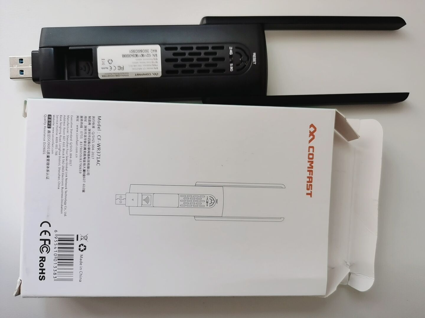 Wifi Repeater Usb Drive Gratis Usb Draadloze 600M Extender Gigabit Dual Frequentie 5G Desktop Laptop Computer Wifi Ontvanger remote