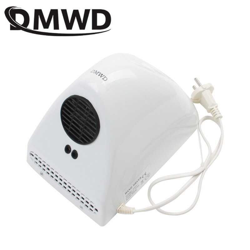 DMWD Hotel Electric sensor jet hand dryer automatic hands dryers Induction hand-drying device Bathroom air wind Blower EU US