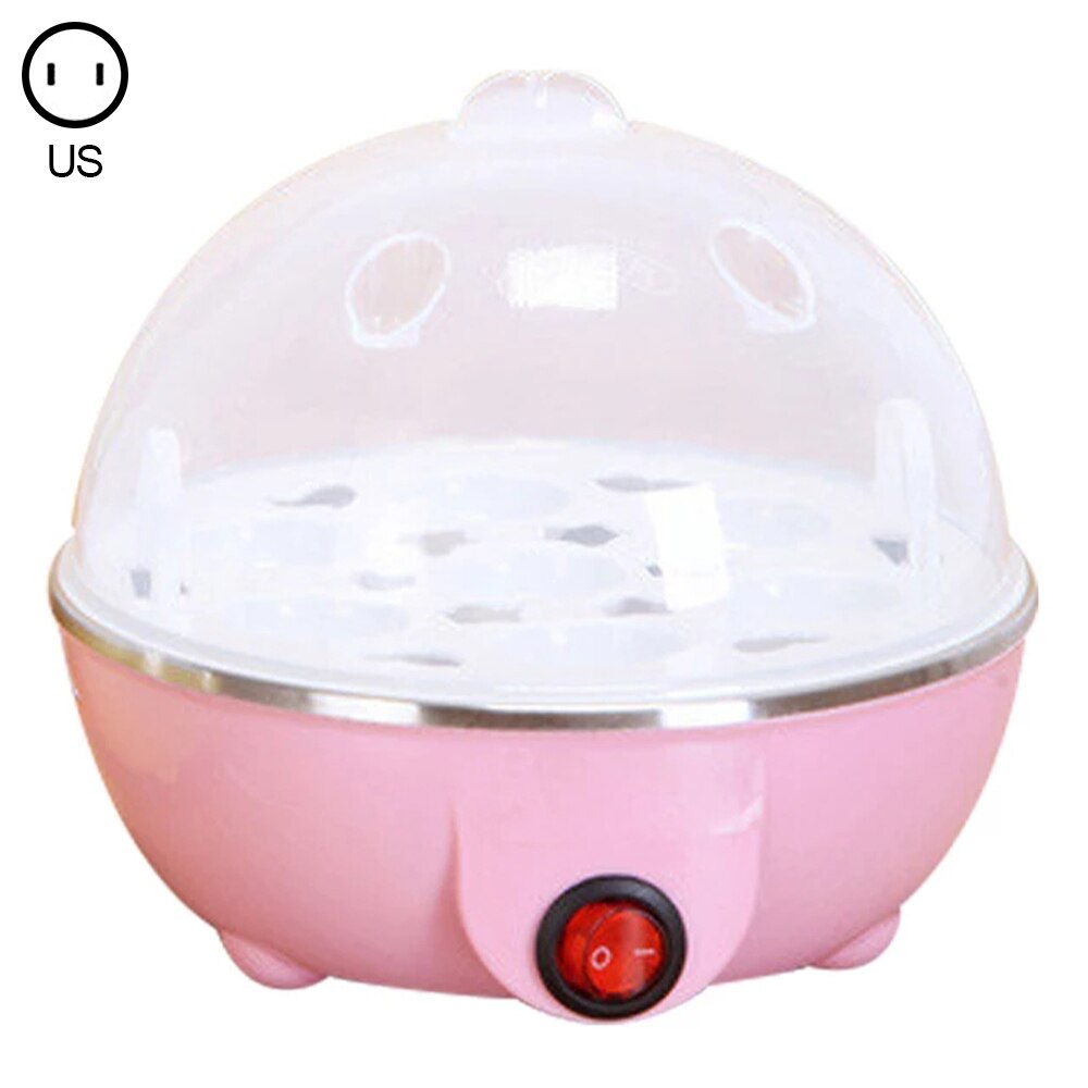 Chaudière à oeufs Mini digesteur 7 braconnier à oeufs pour la cuisson à la vapeur bouillante et friture appareil de cuisine cuiseur à vapeur pour petit déjeuner à la maison: BLUE