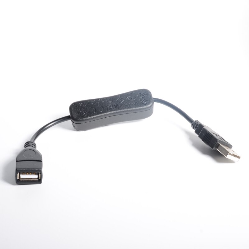 Man-vrouw Usb Kabel Adapter Met Aan/Uit Schakelaar-Verbeterde Ondersteuning Power En Data, usb Extension Inline Rocker Switch