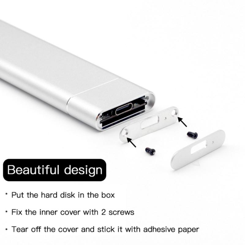M.2 NVME SSD Naar USB-adapterkaart Harde Schijf-converterkaart SSD-adapterkaart, M.2 NVME USB 3.1-adapter M-Key M.2 PCIe Naar Harde Schijf Converterlezer