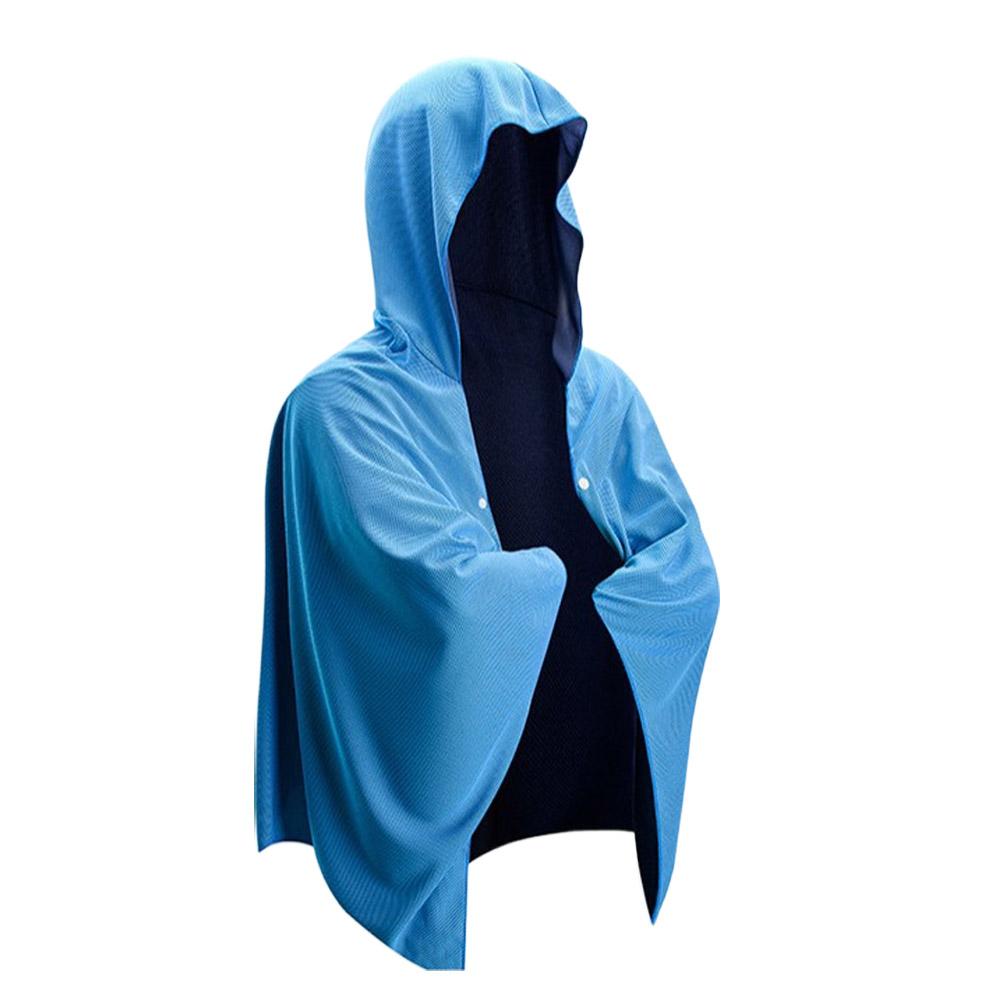 Microvezel strandponcho met capuchon, snel drogend, absorberend, oversized omslagdoek, surf- en zwemponcho, unisex, zwembad- en reisomslagdoek: zwart