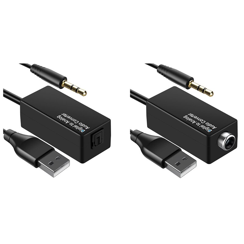 Audio Converter D15 Converter Digitaal-Analoge 3.5Mm Jack Dac Usb Decoder