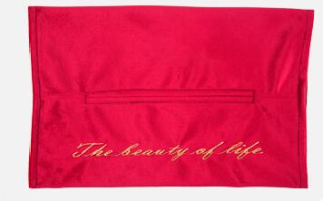 Tassel tissue box deksel thuis auto hotel tissue houder thuis keuken organizer trekkoord tas: 1