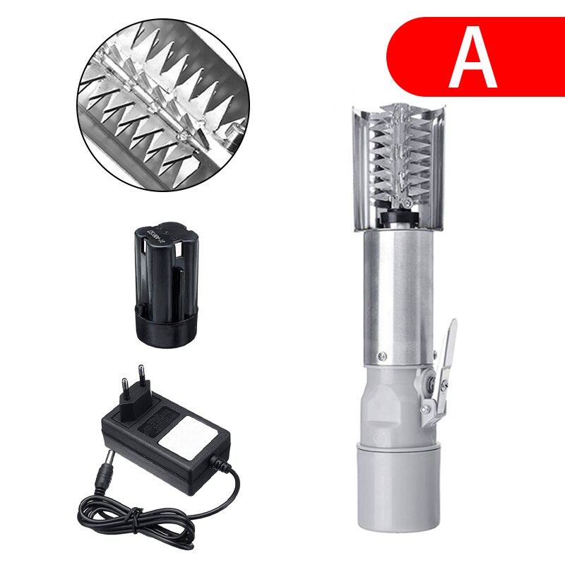 Raspador de pesca eléctrico inalámbrico portátil, herramienta de limpieza impermeable, 120W: Universal type
