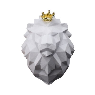 Tête de Lion forme voiture parfum voiture parfum Cool voiture désodorisant odeur voiture diffuseur évent Clip parfum recharge pour voiture: WHITE