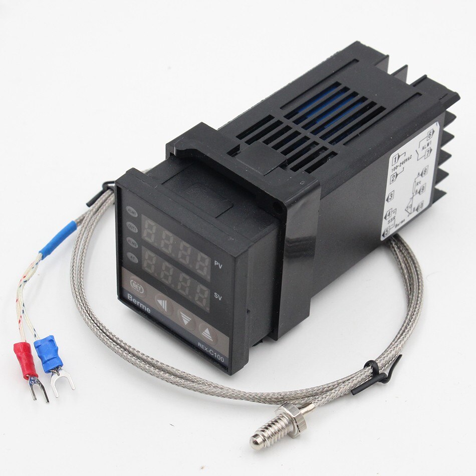 Digital PID Multiple input Economical Temperature Controller Thermostat Universal Input Relay Output REX-C100: A