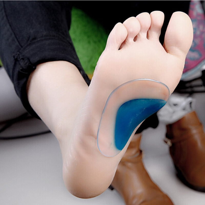 1 par ortotiske buestøtte innersåle flatfot flatfoot corrector skoputeinnsats over hele verden