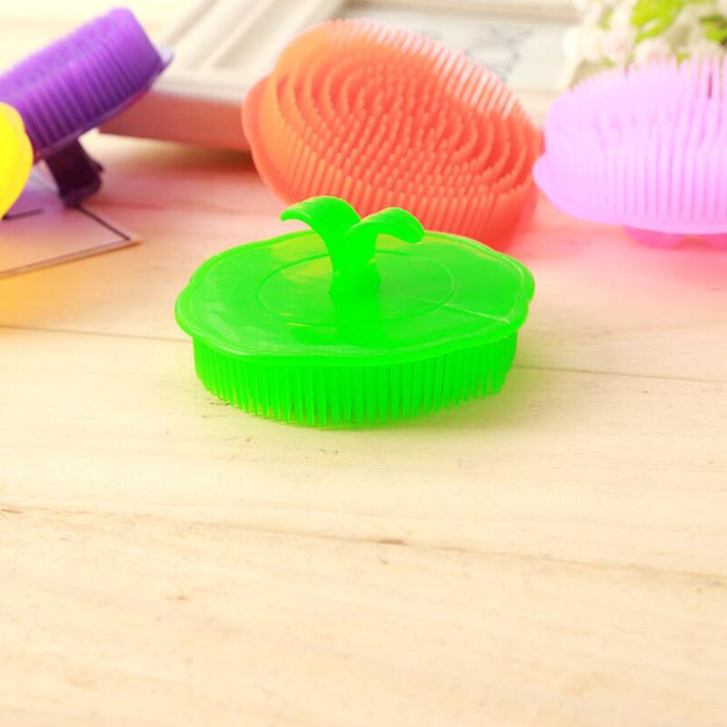 Brosse de bain ronde pour chien et chat, produits pour animaux de compagnie, peigne mignon, belle fourrure, dispositif de Massage, toilettage, brosse à poils colorés