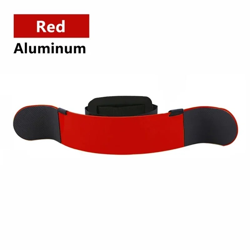 Planche d'entraînement de biceps en alliage d'aluminium, planche d'entraînement de musculation et de fitness: Rouge