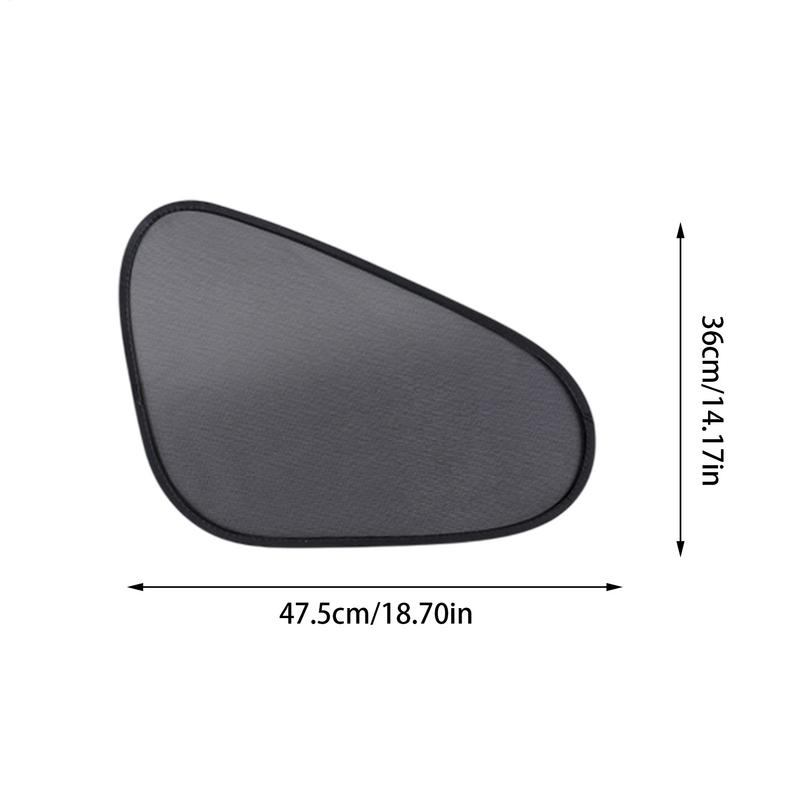 Solskjerm til bilvindu 2- pakning solskjerm til bil uv-beskyttelse netting varmeblokkdeksel biltilbehør til lastebil varebil bak