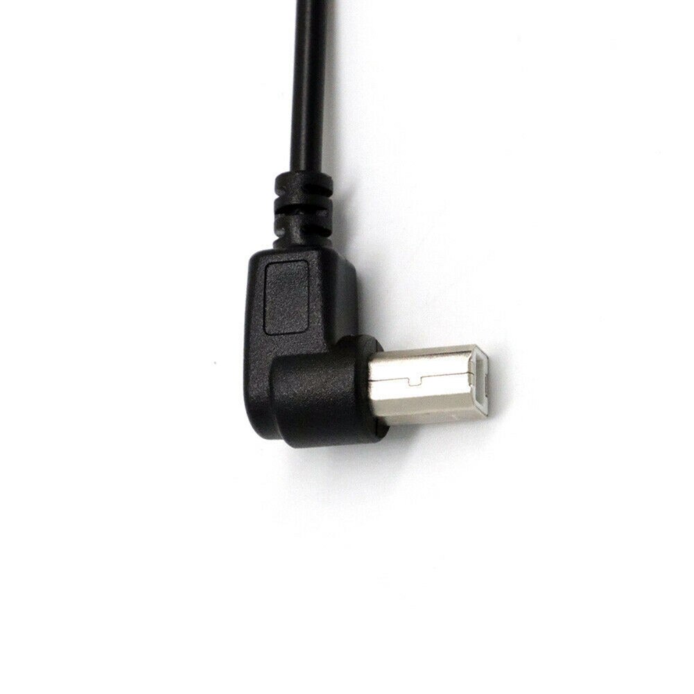 High Speed 50CM USB 2.0 B Male to USB B Female Printer Panel Mount Extension Cable Screw Hole Connector