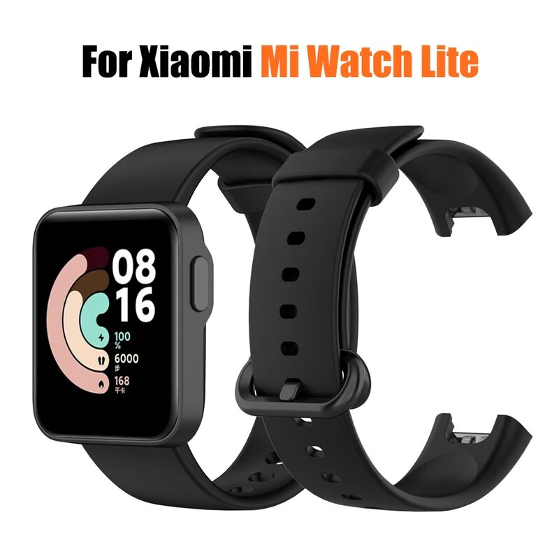 Voor Xiaomi Mi Horloge Lite Band Horlogeband Siliconen Zachte Horloges Bandjes Xaomi Xiomi Xiami Xaiomi Xaiomi Miwatch Licht