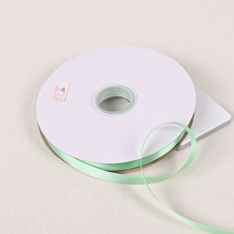Panglică de satin din poliester verde mentă 6/10/15/20/25/38mm 91 metri, pentru cusut decorațiuni de crăciun cu funde lucrate manual, nuntă: Argint antic