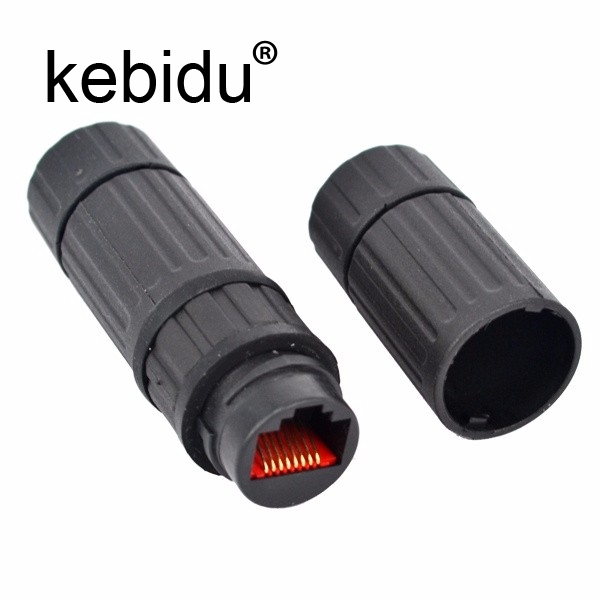 Waterproof M16 IP68 Ethernet Network LAN Cable RJ45 Female to Female Connector Adapter Plug Socket Waterproof Connector