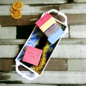 Natural Soap 4 Pcs in Special Box - Artisan Soap - Natural Soap - Handmade Soap: Centaury