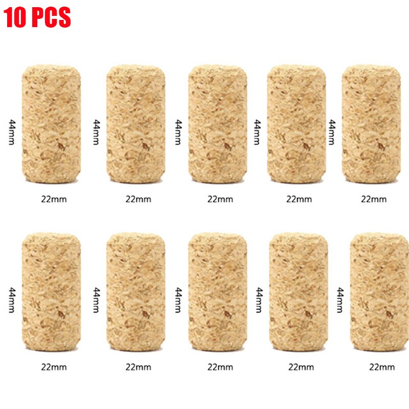 Tela de sellado de corcho de vino reutilizable, 10 Uds., funcional, portátil, para Bar, botellas de vino, accesorios de cocina: 22 44 10 pcs