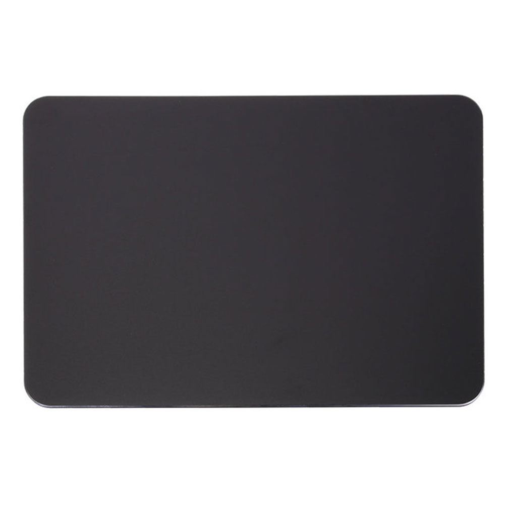 Aankomst Slanke Elegante Anti-Slip Aluminium Legering Computer Gaming Mouse Pad Mat Mousepad: Black